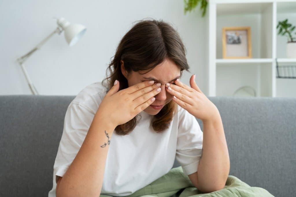 Picor de ojos, lagrimeo y enrojecimiento por alergia ocular en Fuengirola.